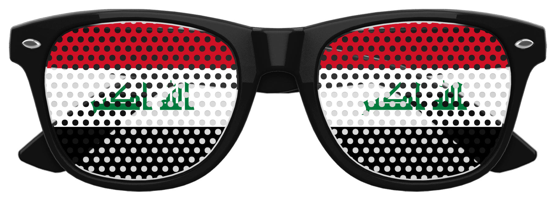 IRAQ FLAG World Cup Party Sunglasses