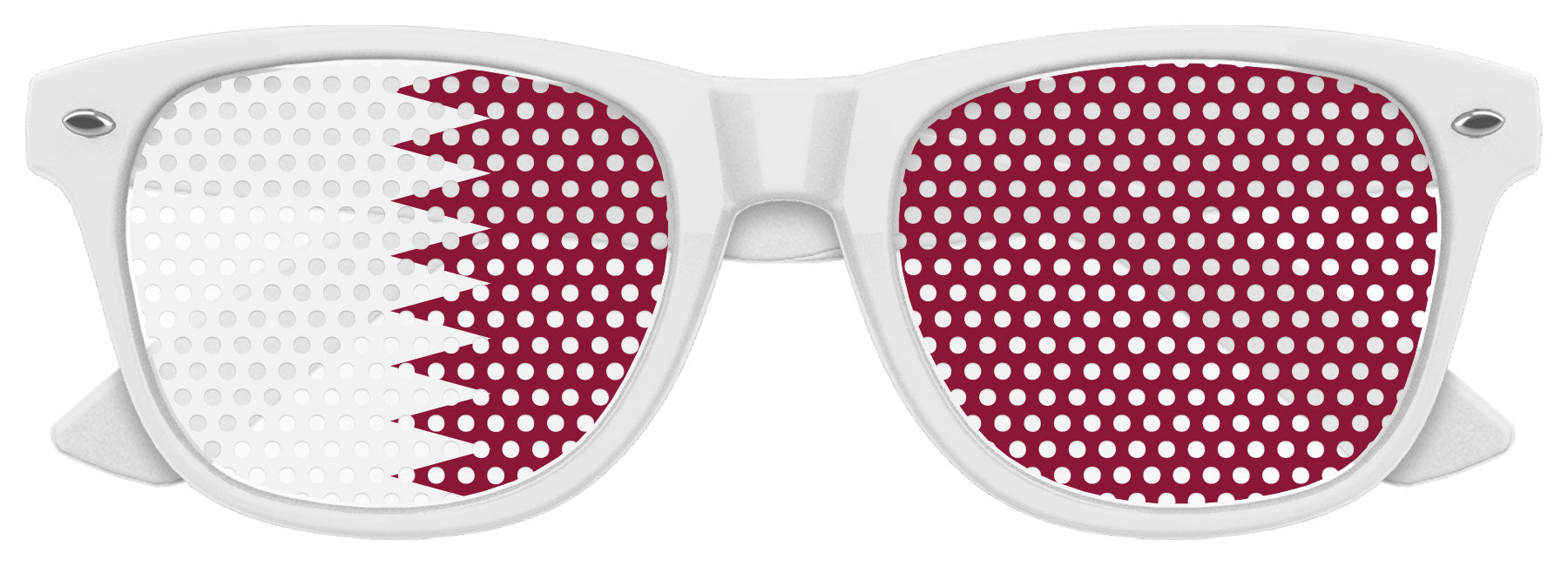 QATAR FLAG World Cup Party Sunglasses