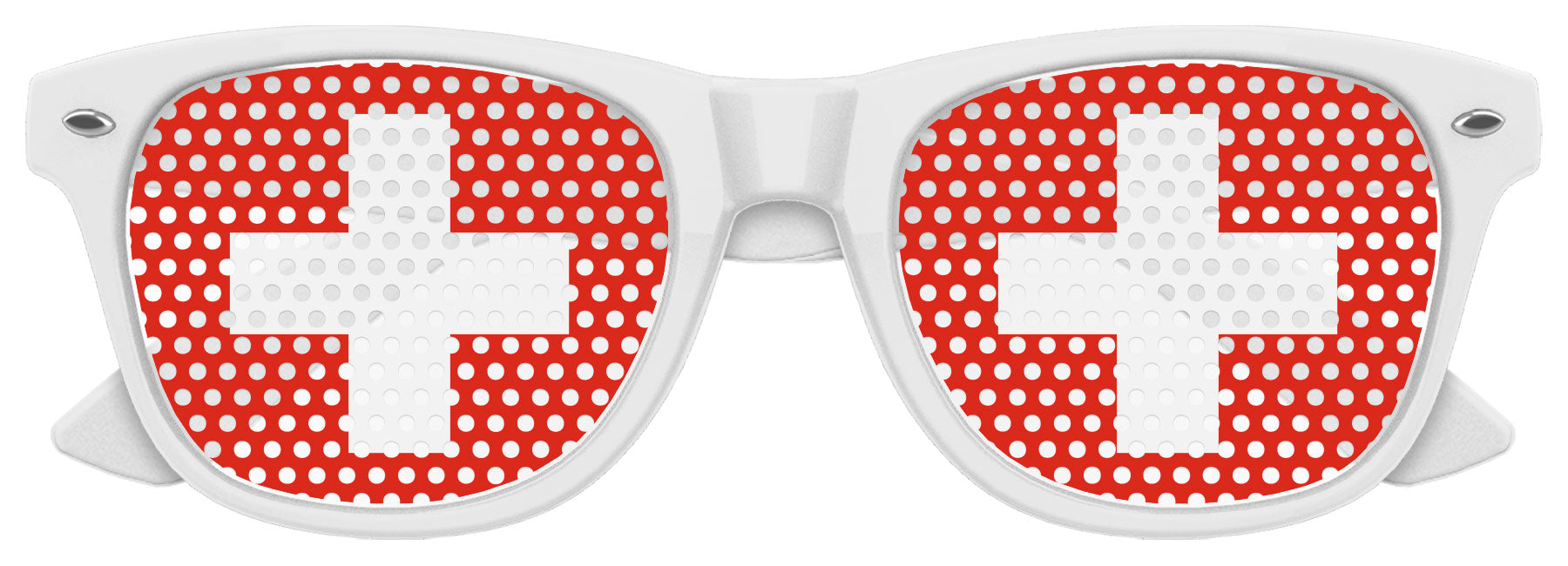 SWITZERLAND FLAG World Cup Party Sunglasses