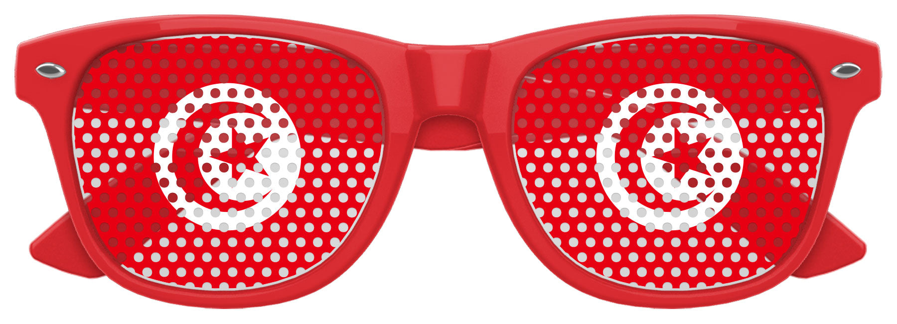 TUNISIA FLAG World Cup Party Sunglasses