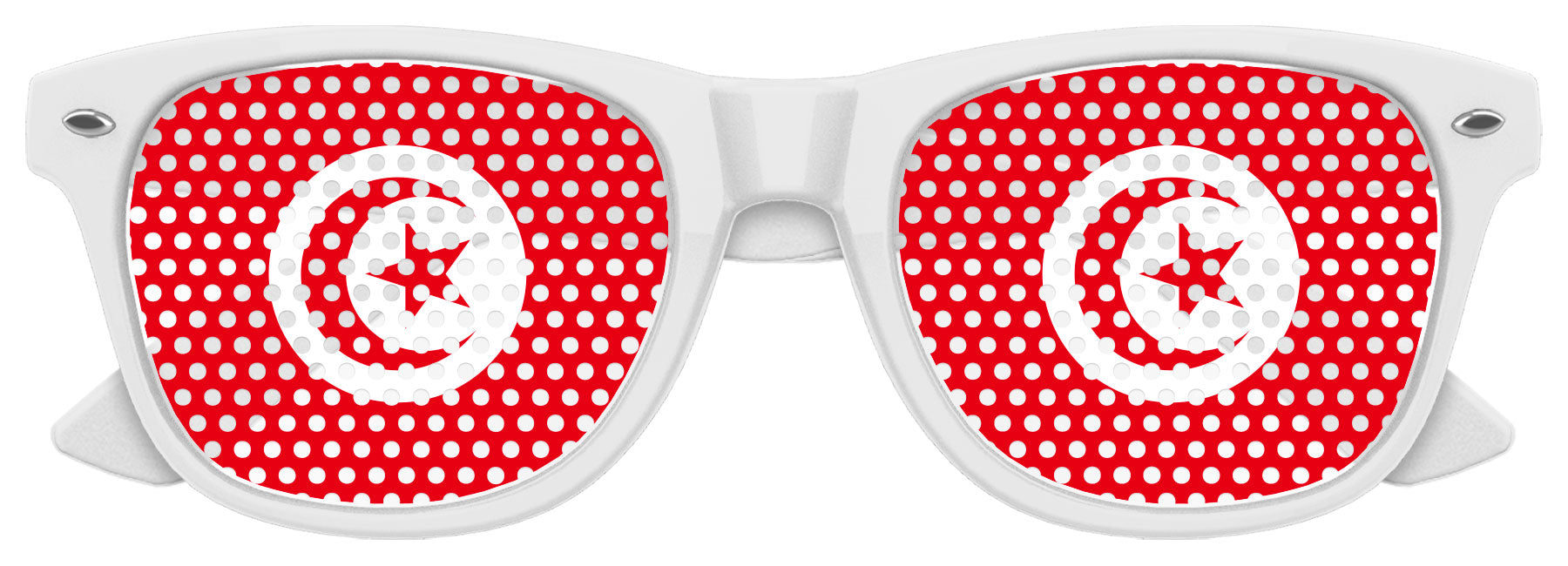 TUNISIA FLAG World Cup Party Sunglasses