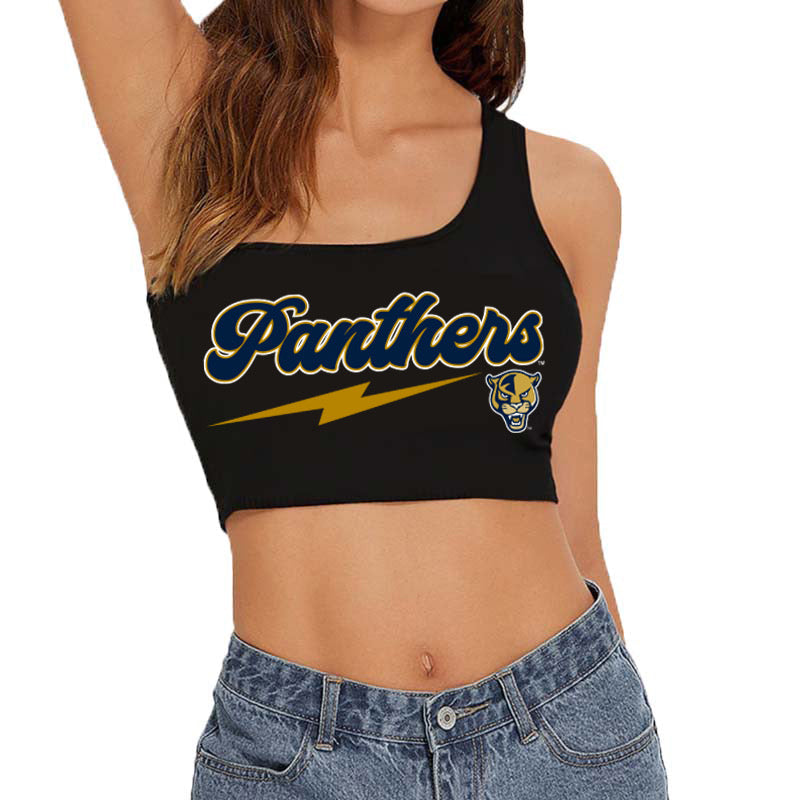 FIU Panthers Lightning One Shoulder Top | lojobands 3