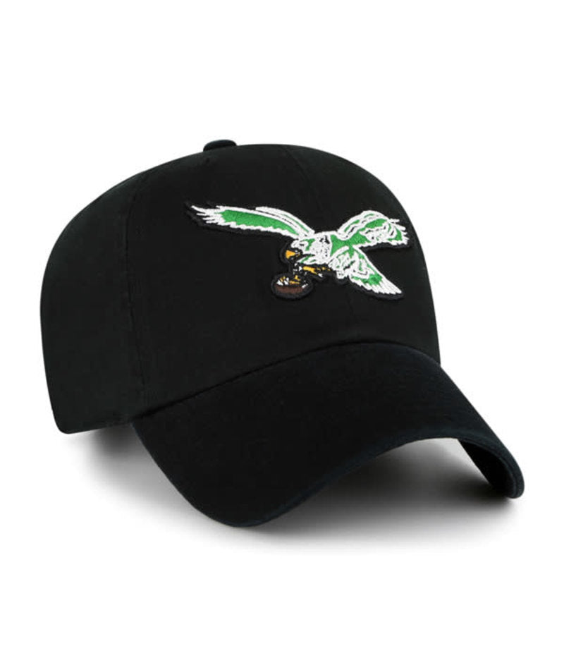 Philadelphia Eagles - Historic Black Clean Up Hat, 47 Brand 1