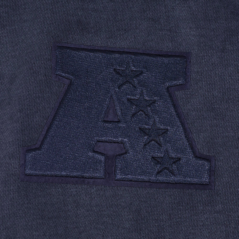 Pro Standard Raiders Washed Enzyme Drop Shoulder Hoodie - Navy 6