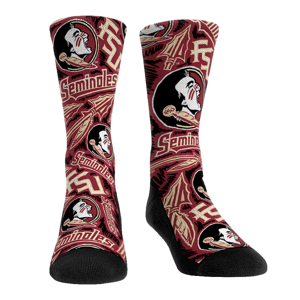 Florida State Seminoles - Logo Sketch | Rock 'Em Socks 1