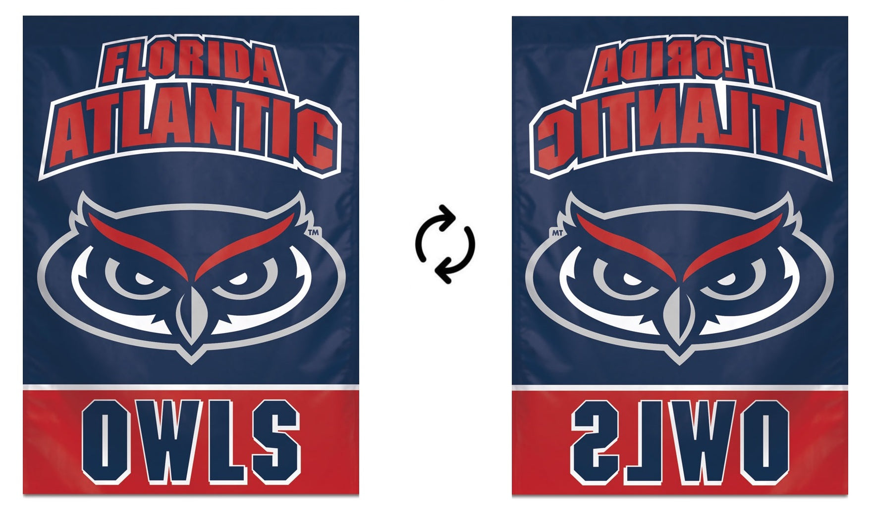 Florida Atlantic Owls Banner Vertical Flag
