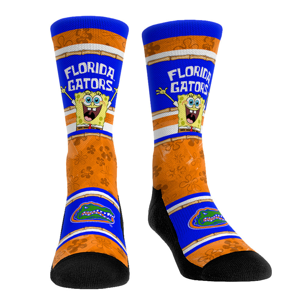 Florida Gators - SpongeBob SquarePants Tiki Stripe | Rock 'Em Socks 1