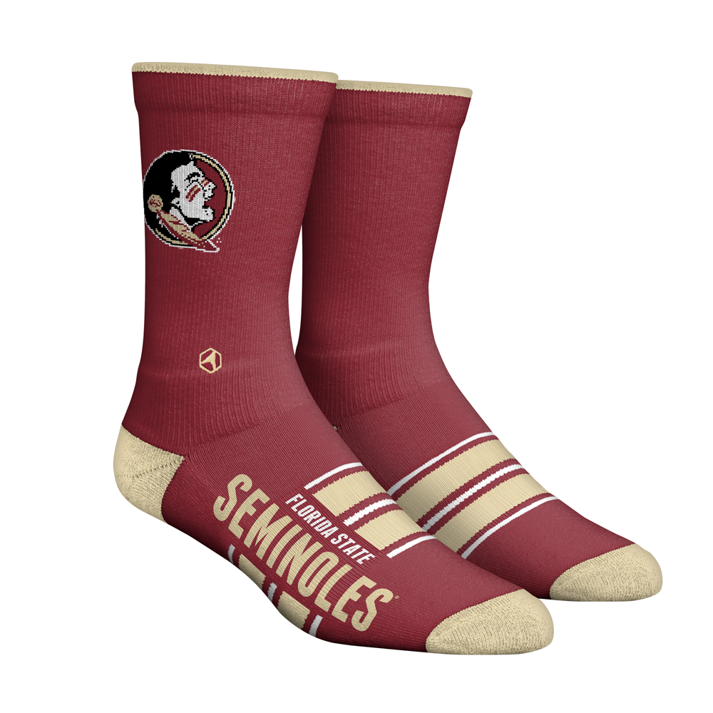 Florida State Seminoles - Gametime Stripe (Knitted) | Rock 'Em Socks