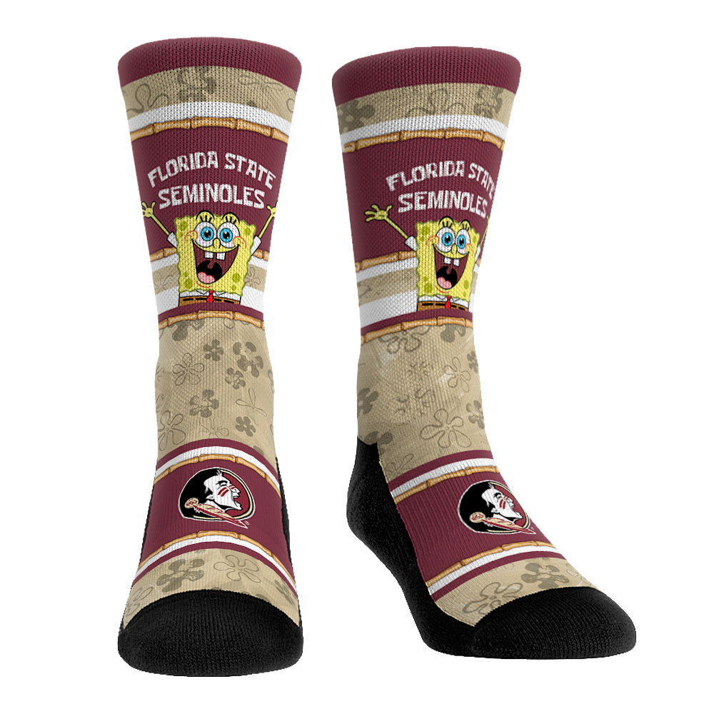 Florida State Seminoles - SpongeBob SquarePants Tiki Stripe | Rock 'Em Socks