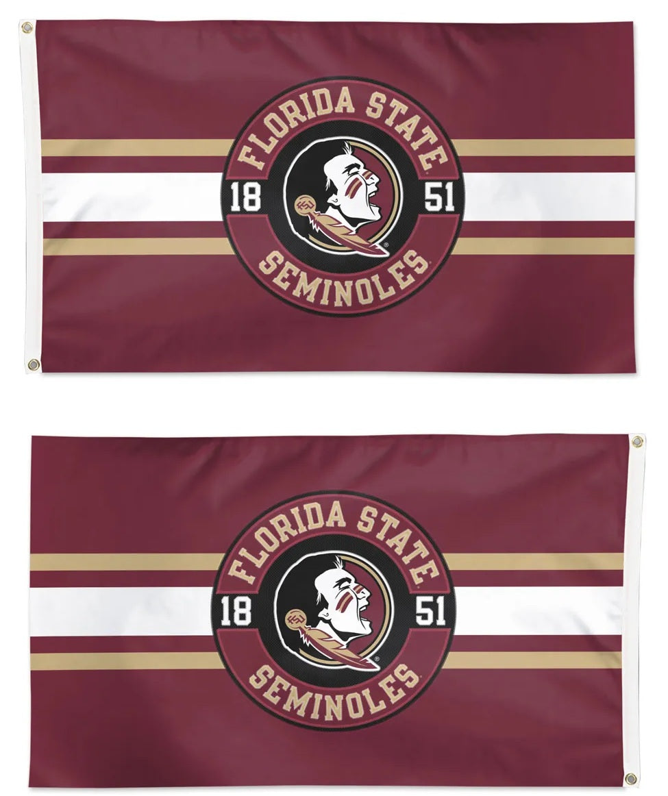 Florida State Seminoles 2 Sided Embroidered 3x5 Flag