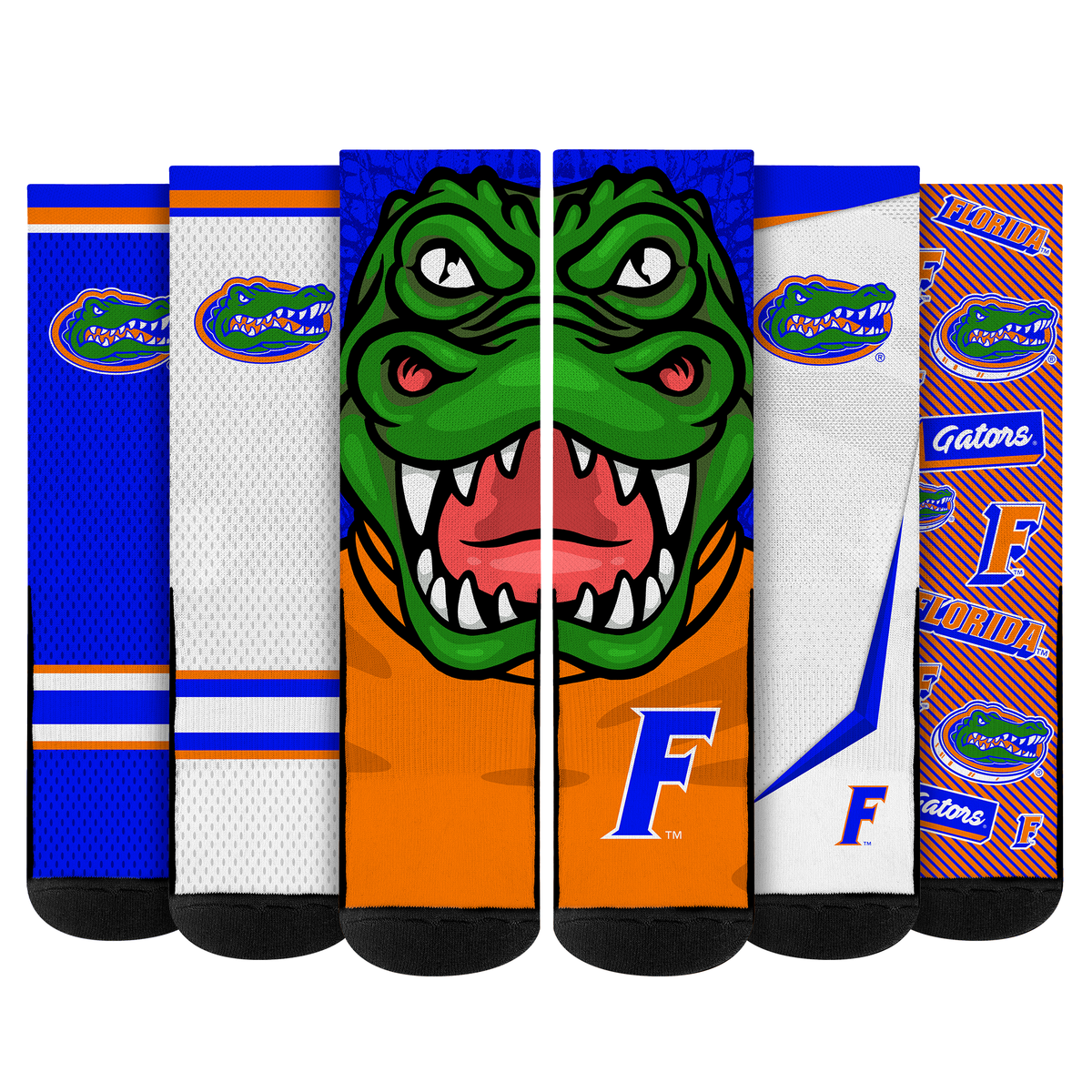 Florida Gators - Super Fan Bundle 5-Pack | Rock 'Em Socks 1