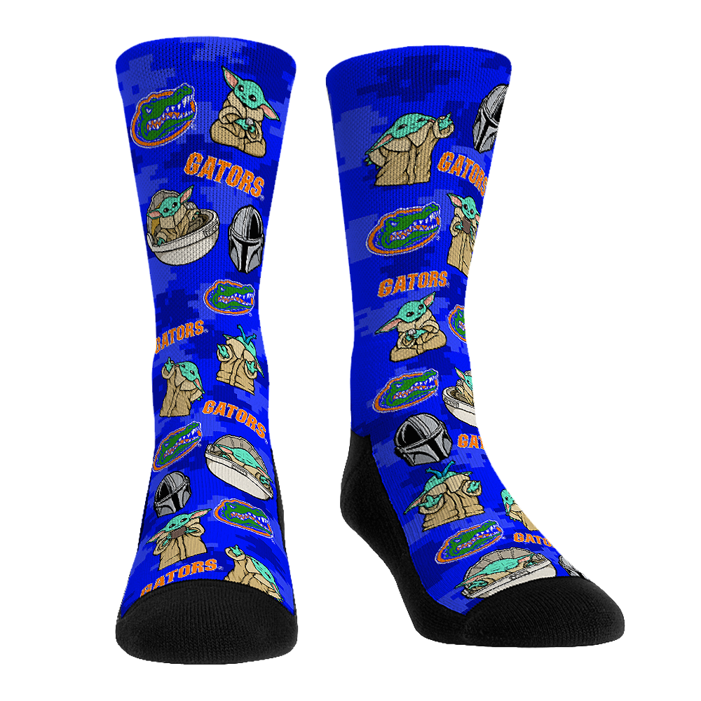 Florida Gators - Star Wars  - Grogu All-Over | Rock 'Em Socks 1