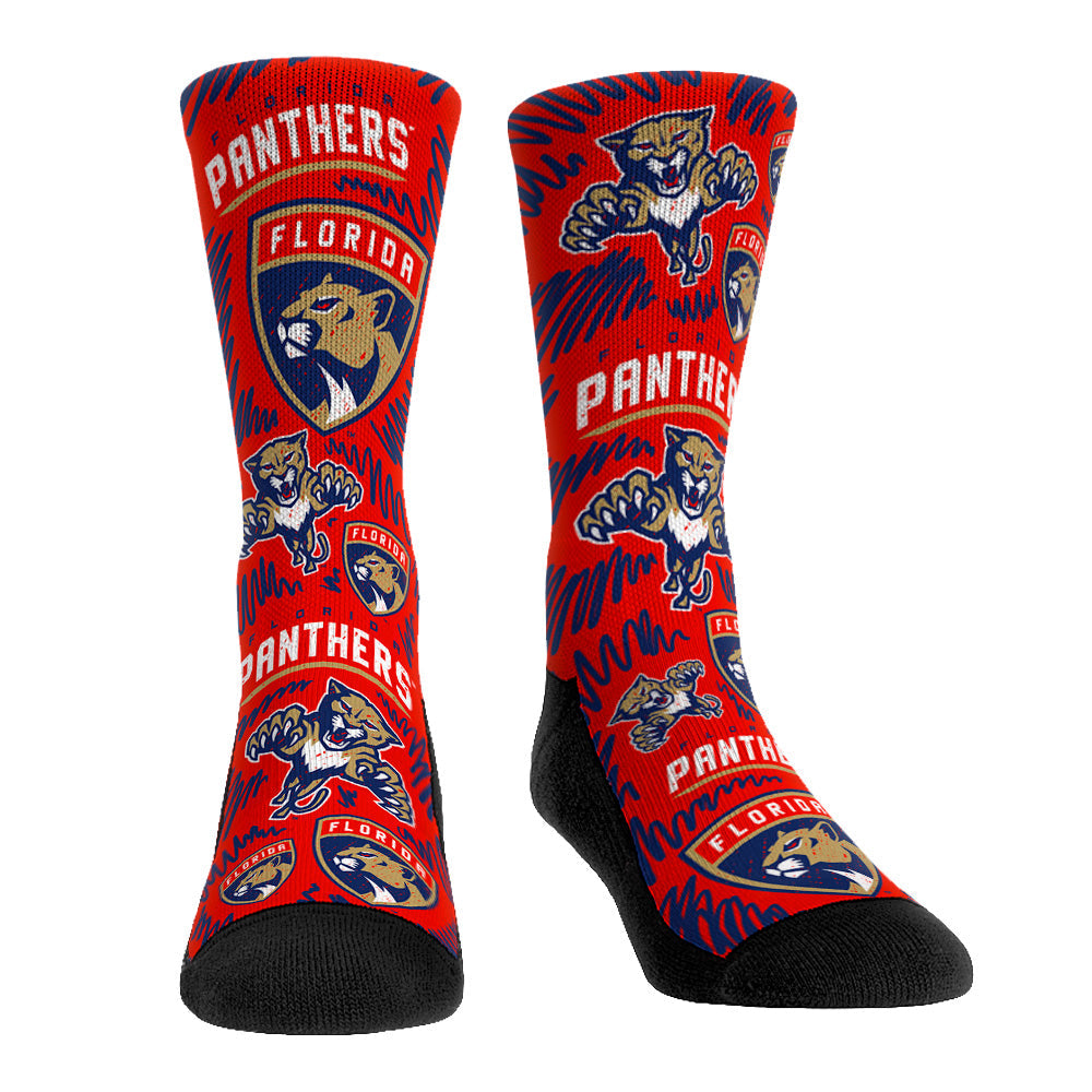 Florida Panthers - Logo Sketch | Rock 'Em Socks