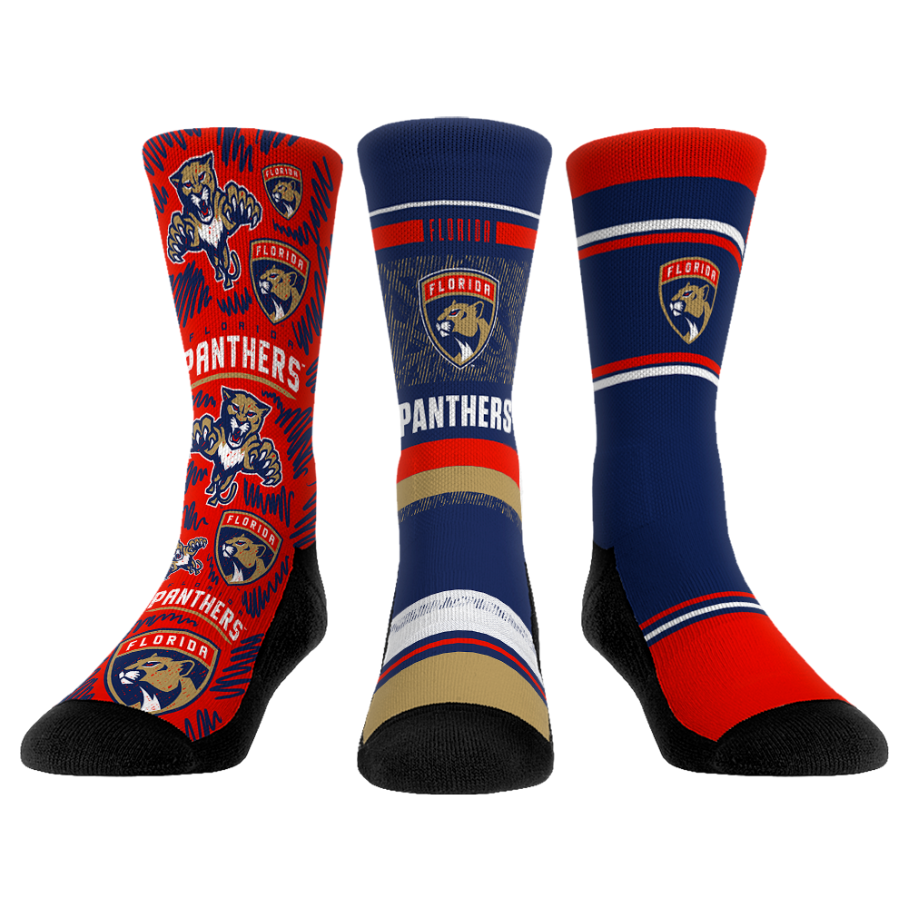 Florida Panthers - 3-Pack | Rock 'Em Socks