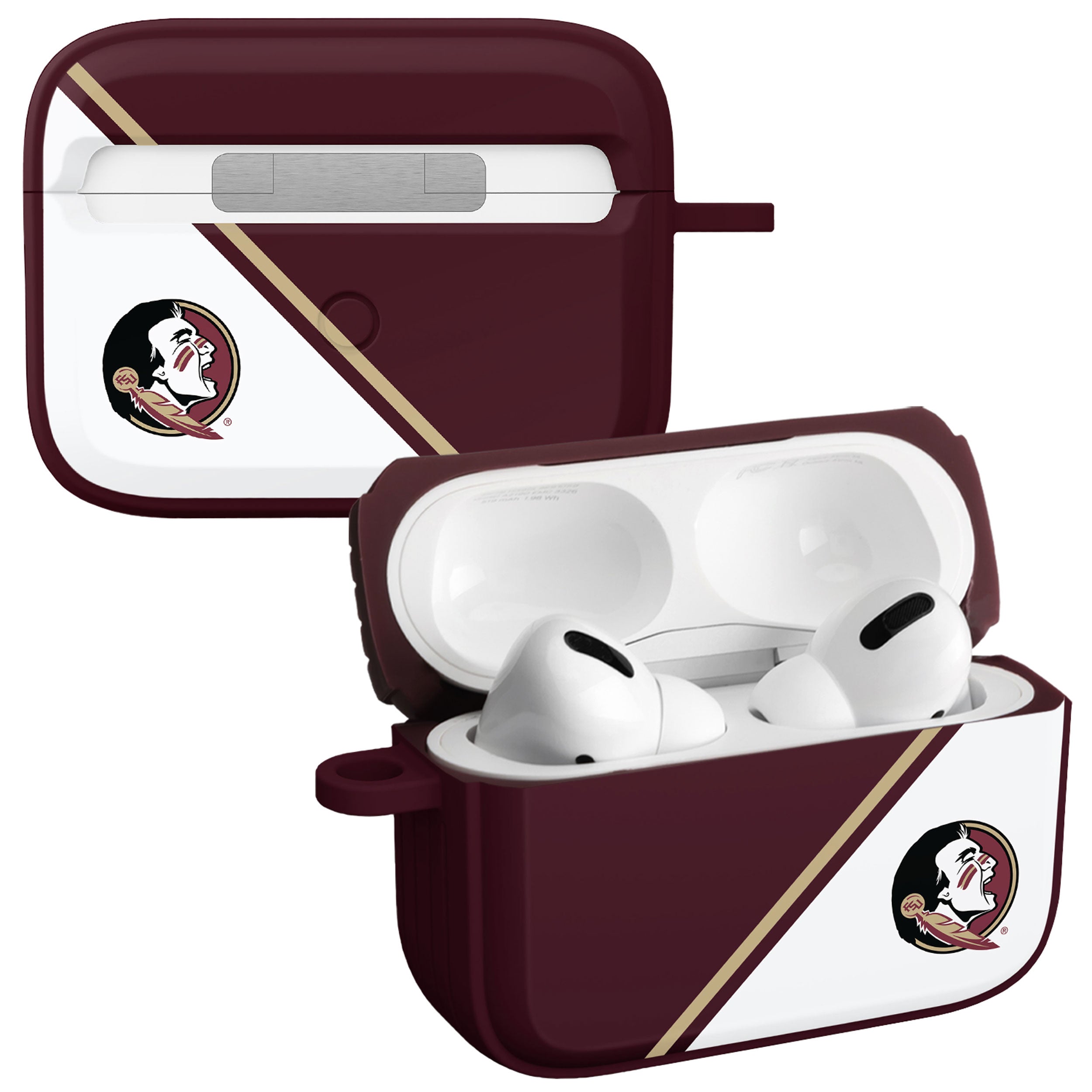 Florida State Seminoles HDX Champion Series Apple AirPods Pro 1 & 2 Case Cover 1