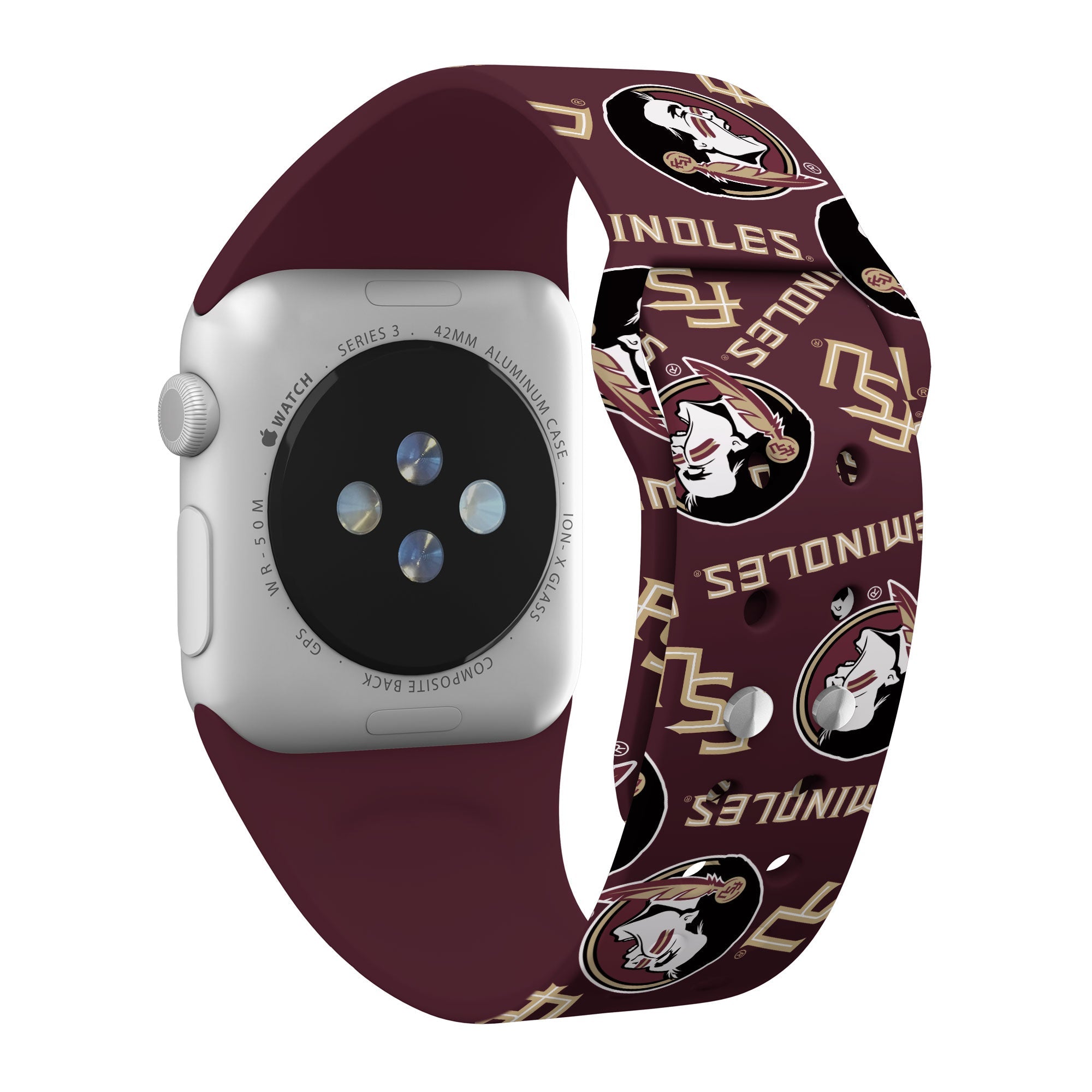 Florida State Seminoles HD Apple Watch Band 17