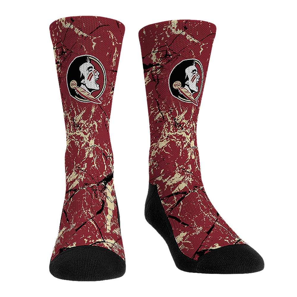 Florida State Seminoles - Cracked Marble | Rock 'Em Socks