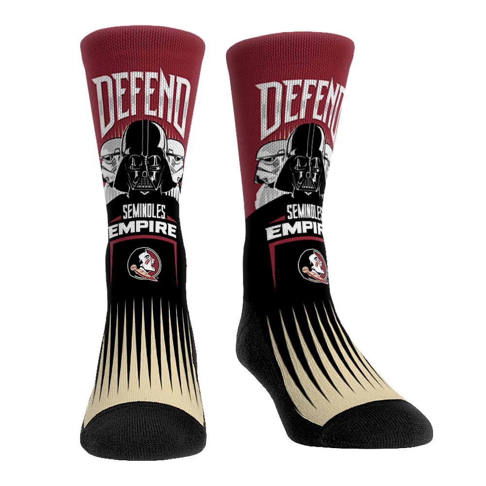 Florida State Seminoles - Star Wars  - Defend The Empire | Rock 'Em Socks