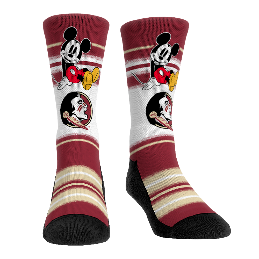 Florida State Seminoles - Disney  - Sit Stripe | Rock 'Em Socks