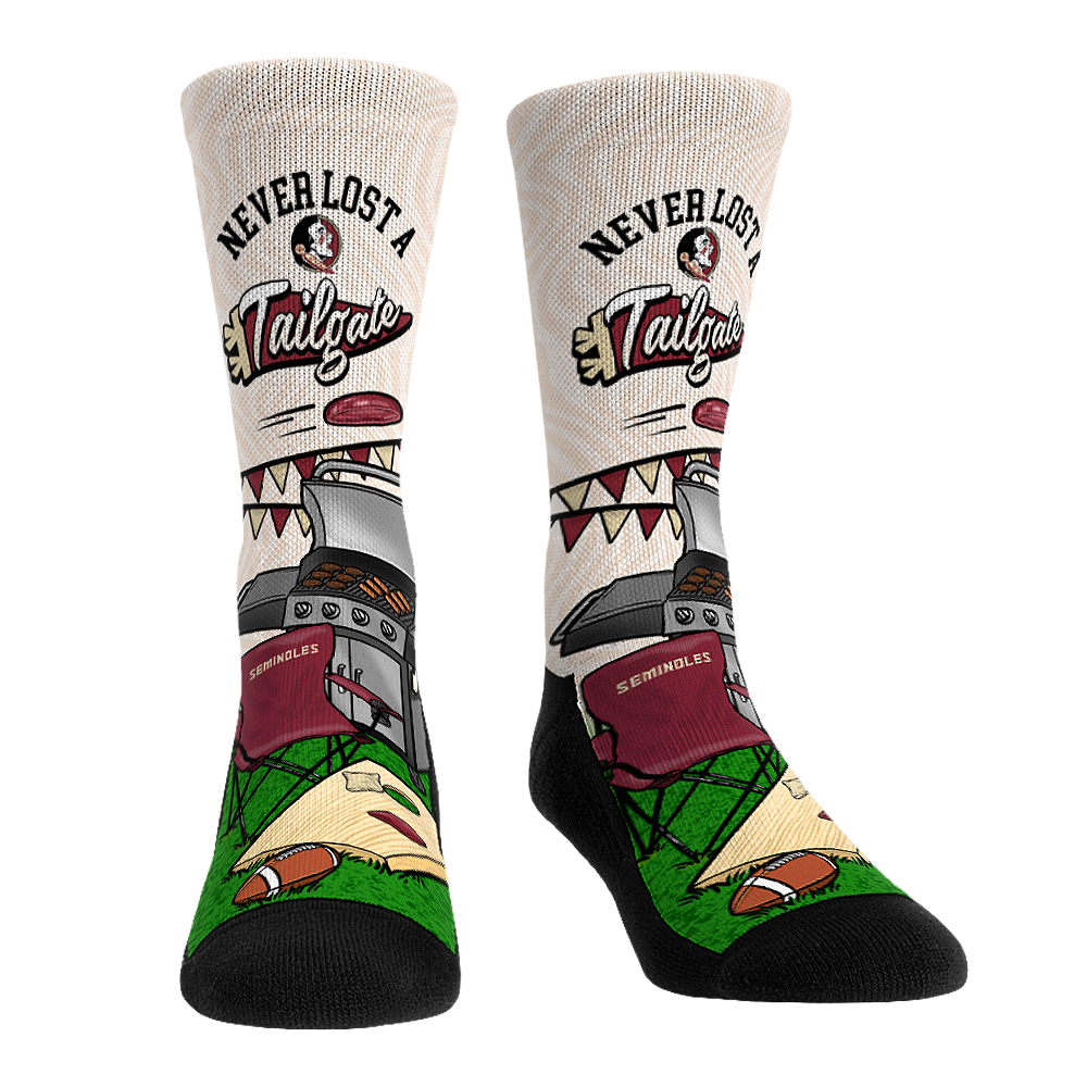 Florida State Seminoles - Never Lost a Tailgate | Rock 'Em Socks 1