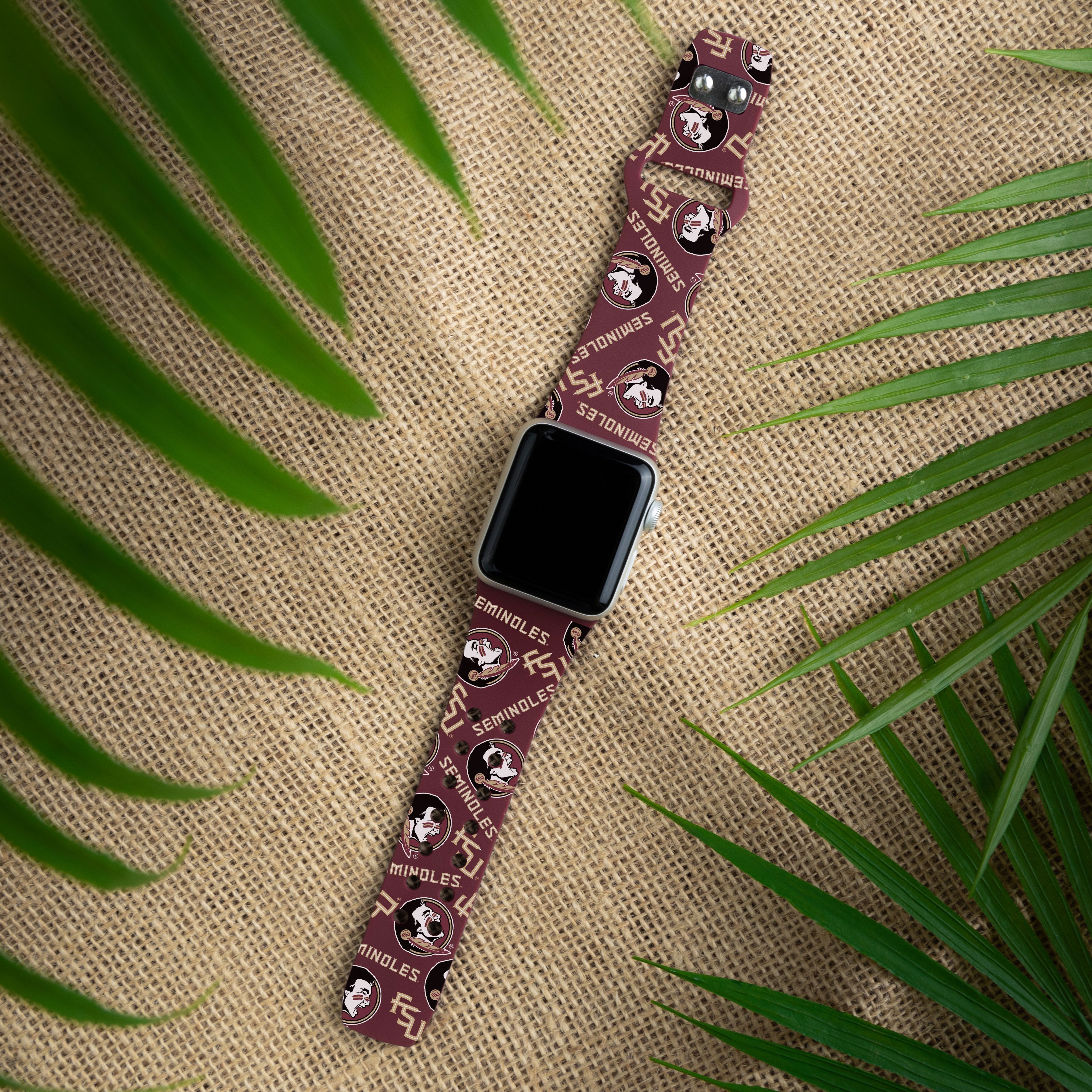 Florida State Seminoles HD Apple Watch Band 14