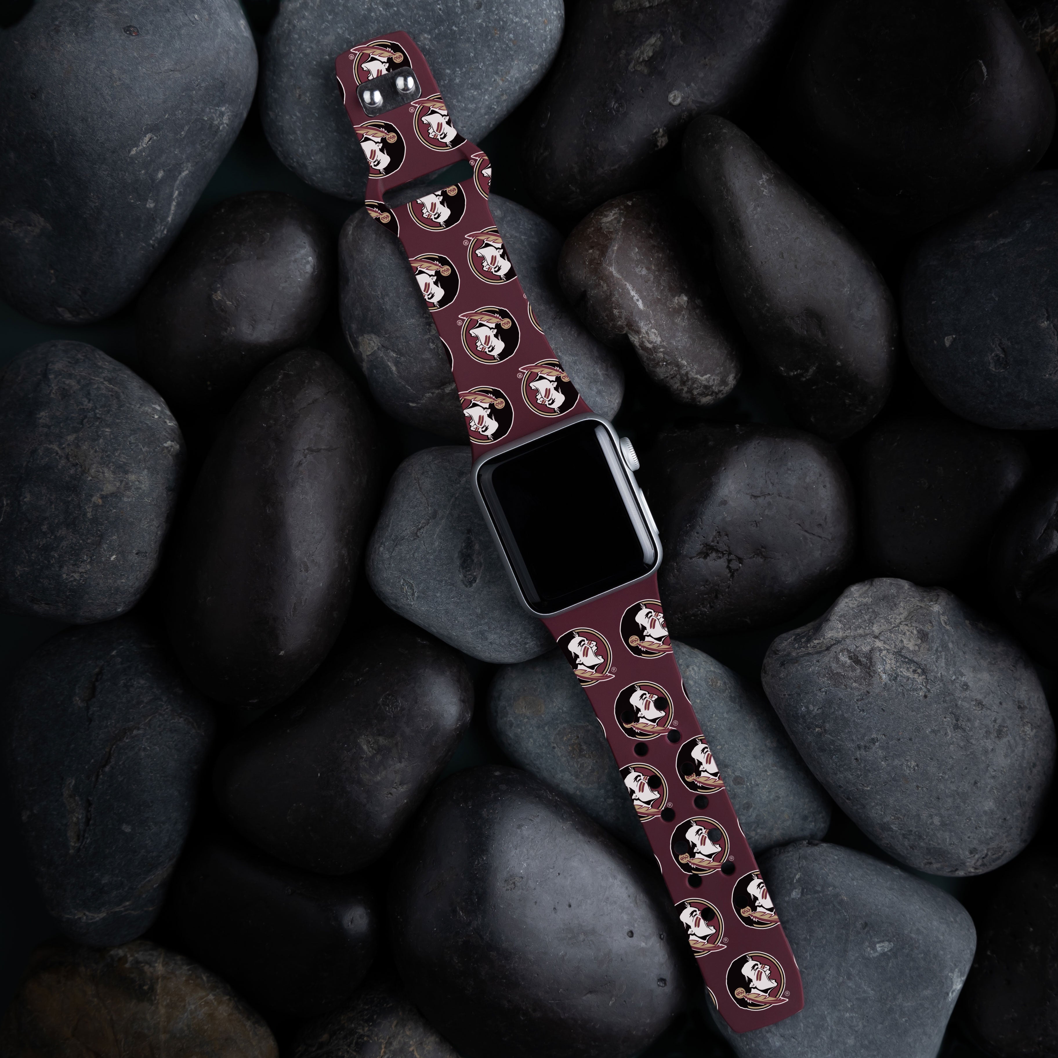 Florida State Seminoles HD Apple Watch Band 8