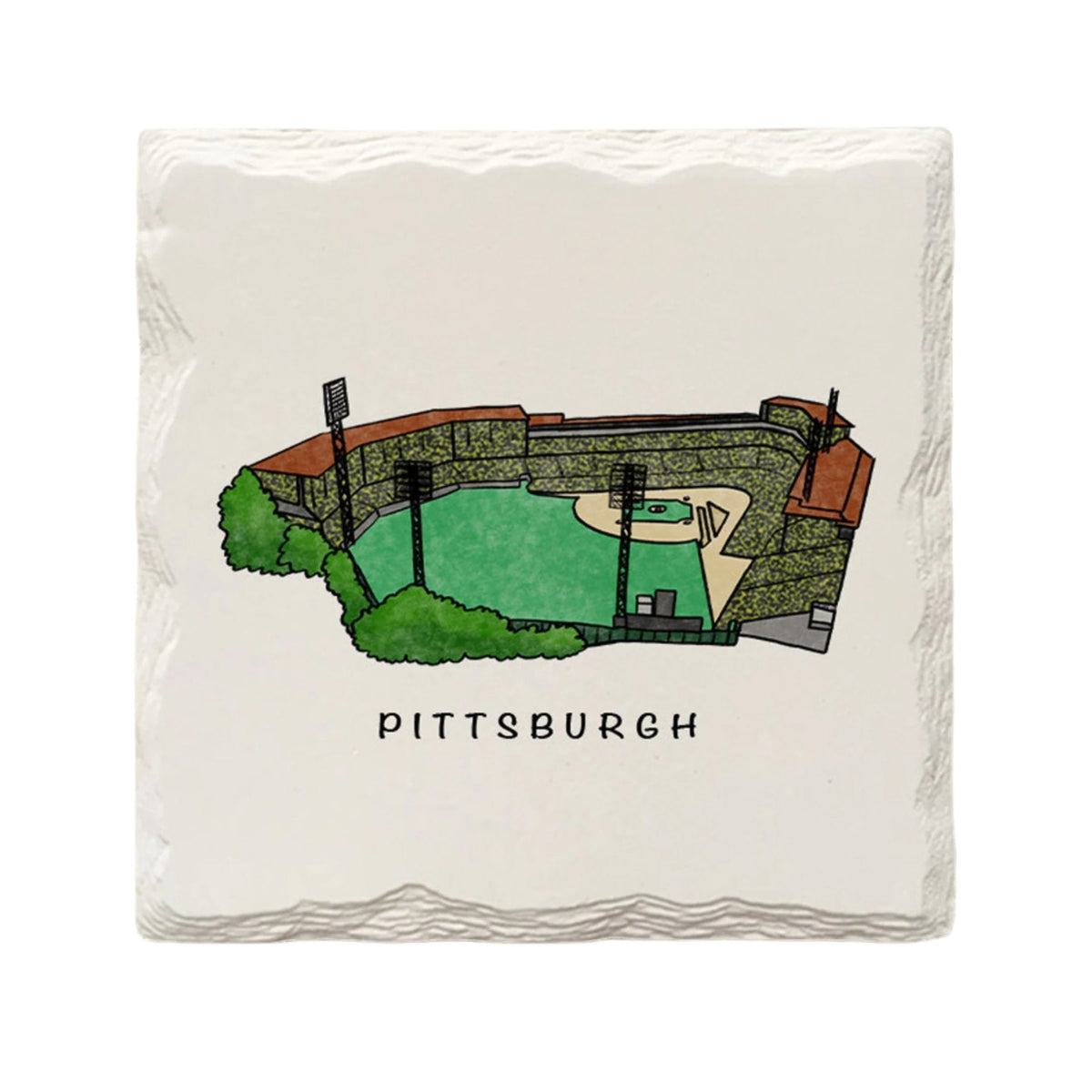 Forbes Field Stadium Ceramic Drink Coaster 1