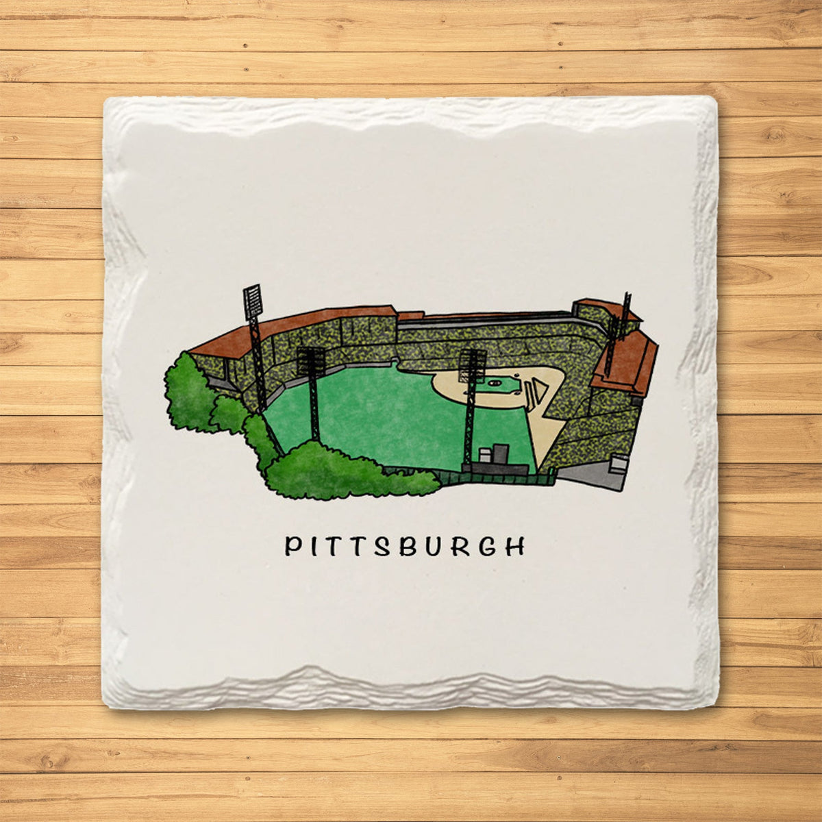 Pittsburgh Baseball Variety Pack - Ceramic Drink Coasters - 4 Pack 3