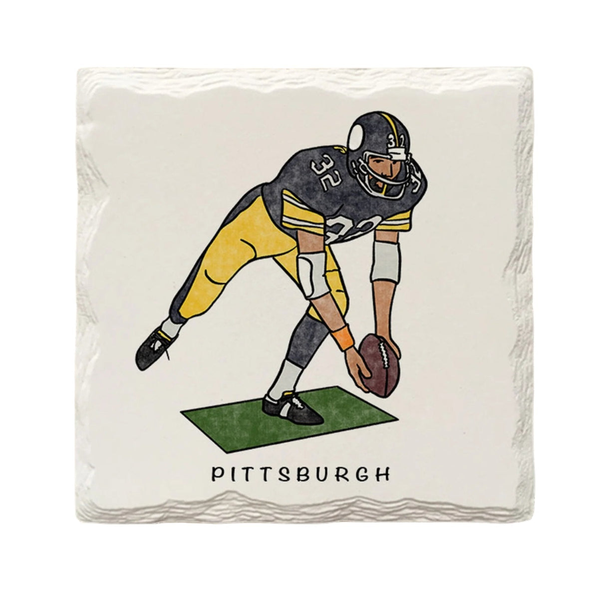 Immaculate Reception Ceramic Drink Coaster 1