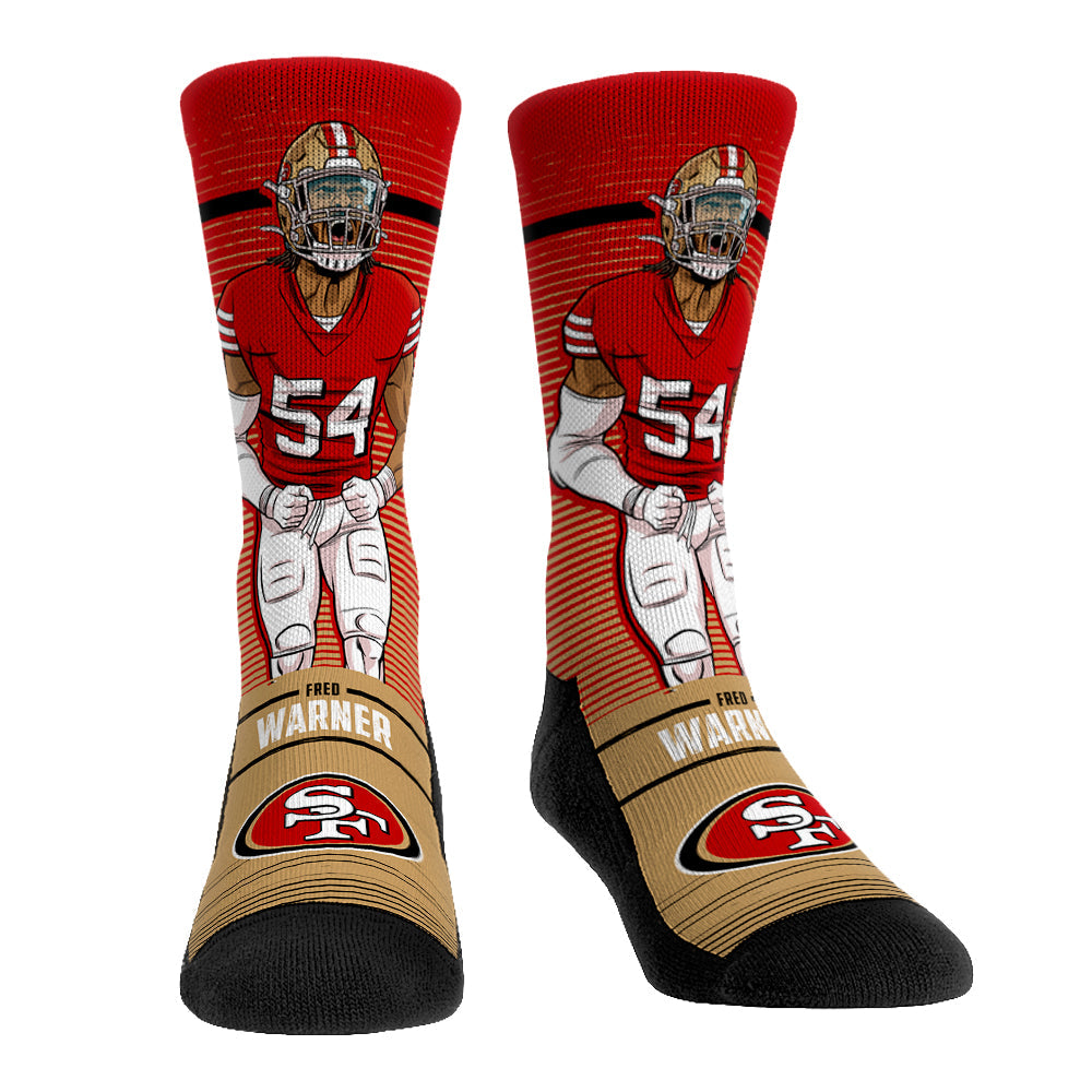 Fred Warner - San Francisco 49ers  - Big Shot | Rock 'Em Socks 1