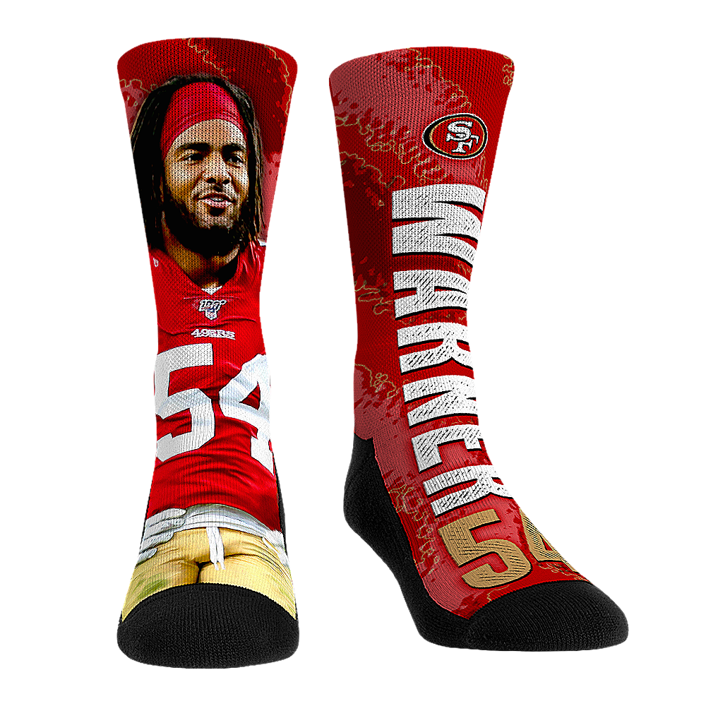 Fred Warner - San Francisco 49ers  - Big Player | Rock 'Em Socks 1