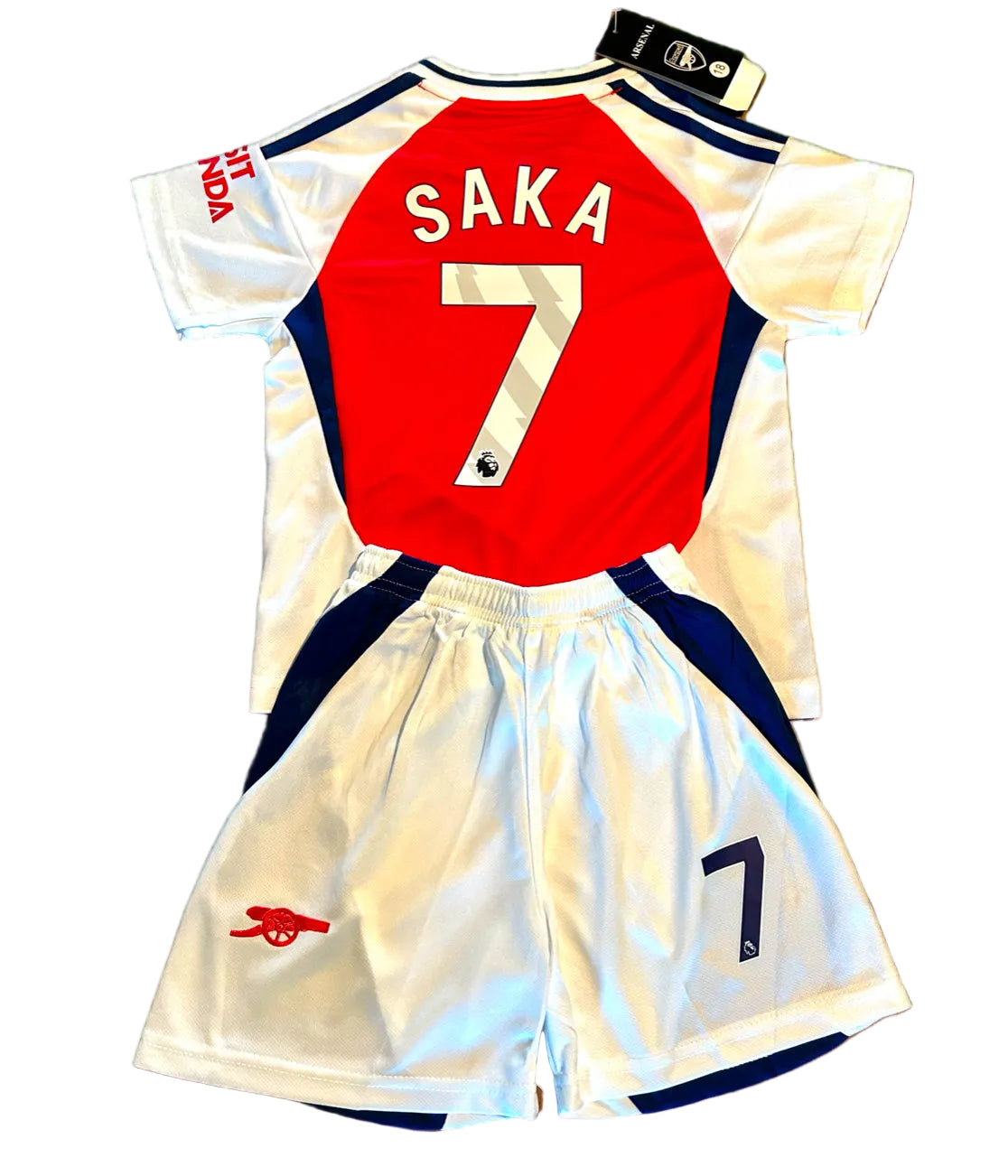 Buyako Saka Arsenal Kids Soccer Jersey Home Kids Youth & Toddler Jersey Kit 1