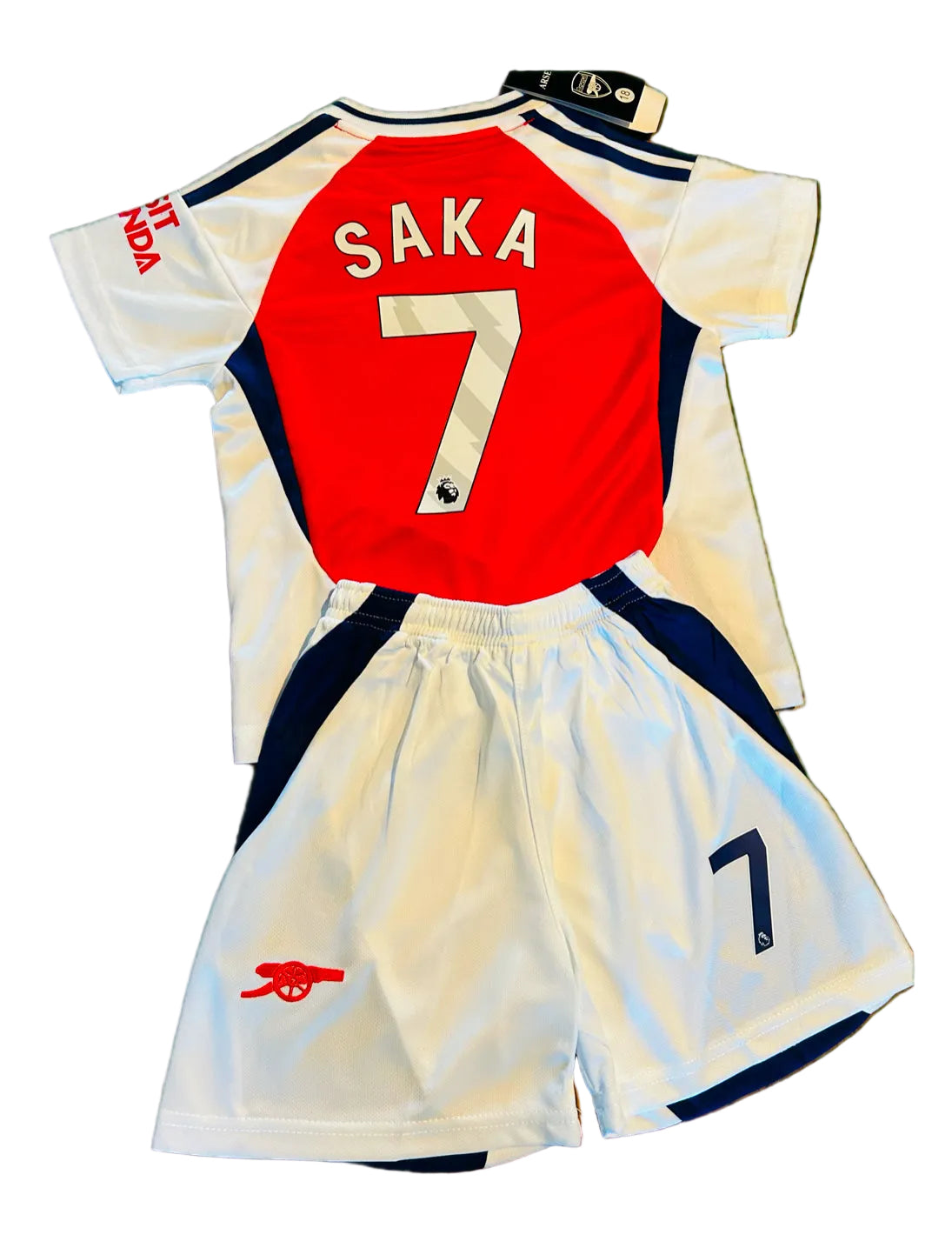 Buyako Saka Arsenal Kids Soccer Jersey Home Kids Youth & Toddler Jersey Kit 4