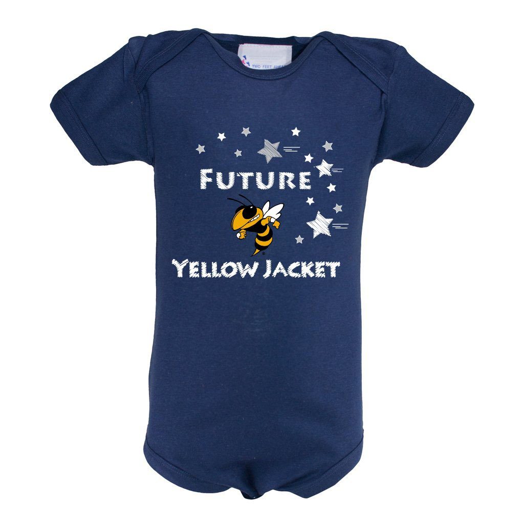 GA Tech Infant Lap Shoulder Creeper Print | Two Feet Ahead 1