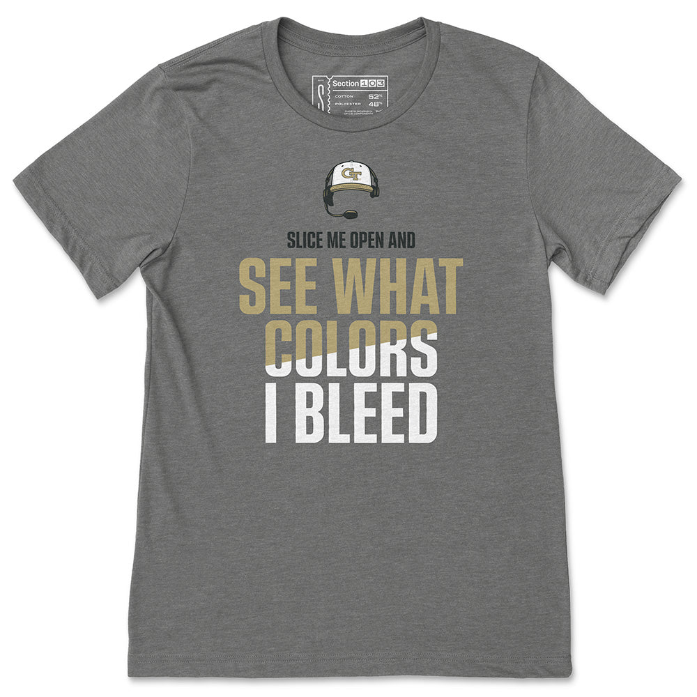 Georgia Tech "See What Colors I Bleed" T-Shirt | Section 103