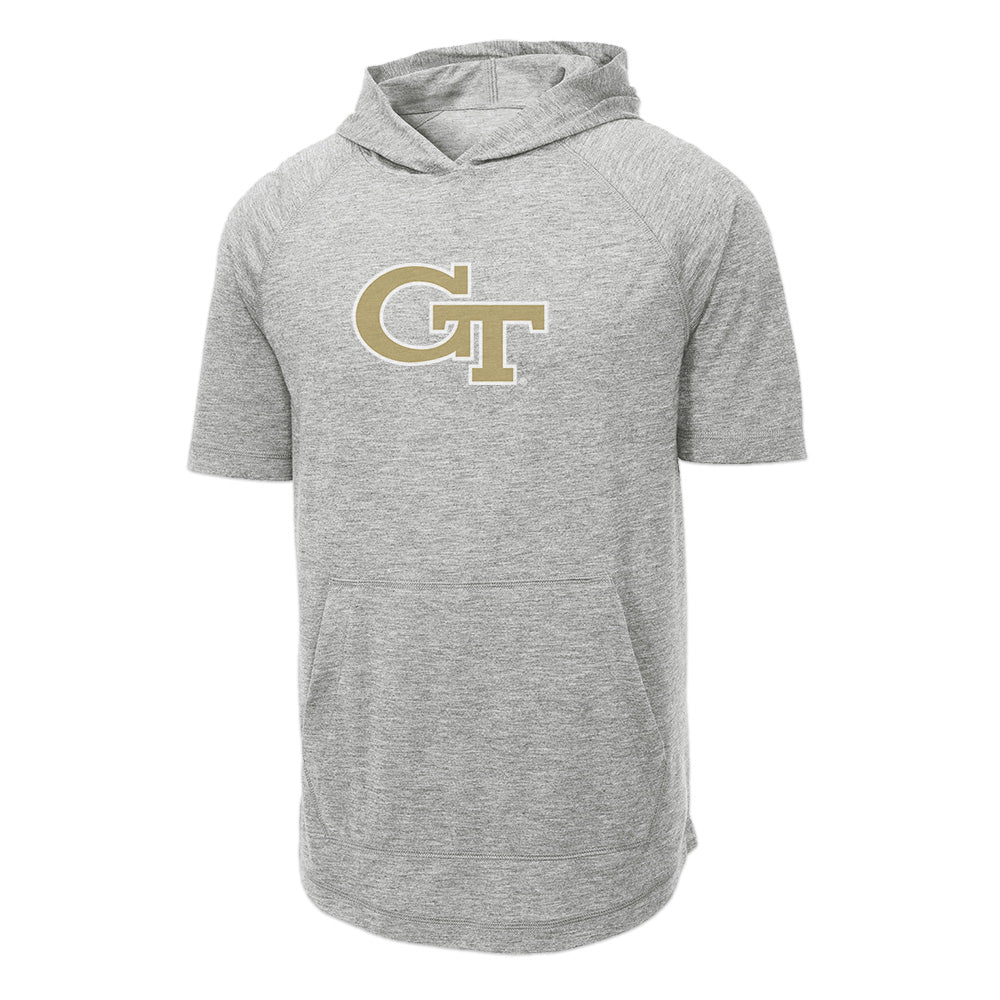 Georgia Tech Lightweight Short-Sleeve Coach Hoodie | Section 103