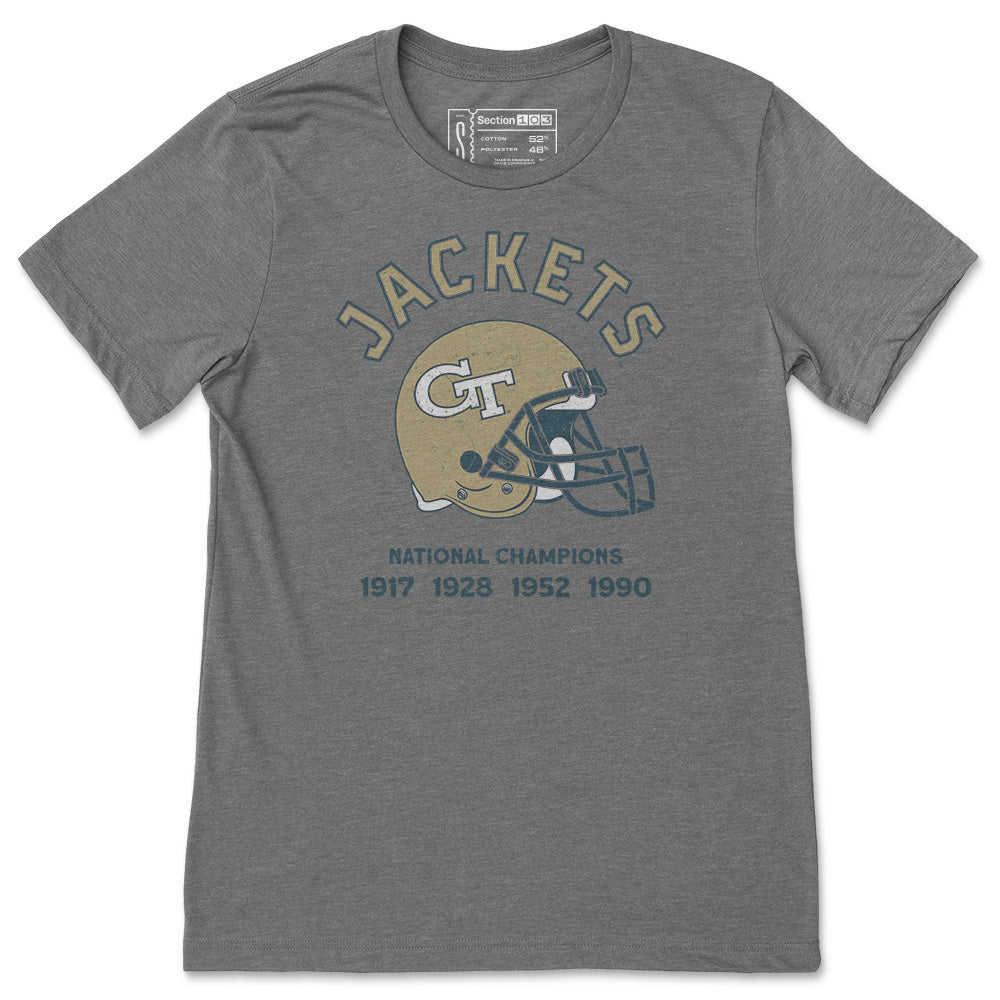Georgia Tech Football National Championships T-Shirt | Section 103
