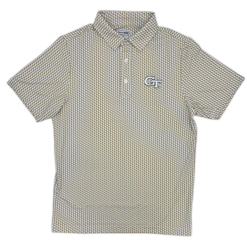 Georgia Tech Map Pattern Performance Polo | Section 103
