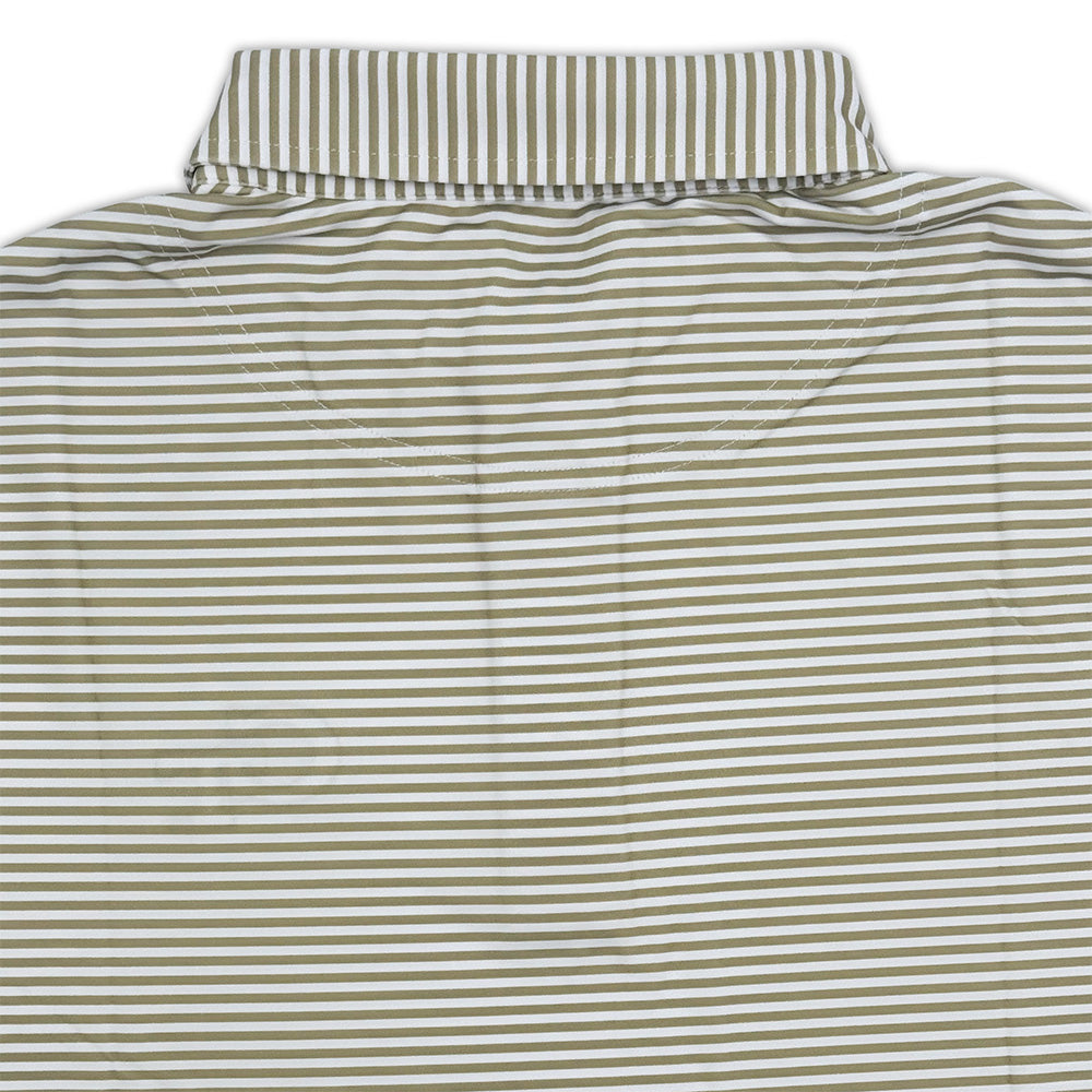 Georgia Tech Striped Performance Polo | Section 103 4