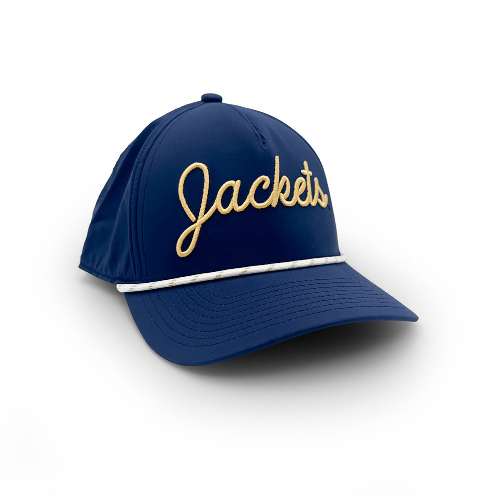 Georgia Tech Jackets Script Rope Hat, Navy | Section 103