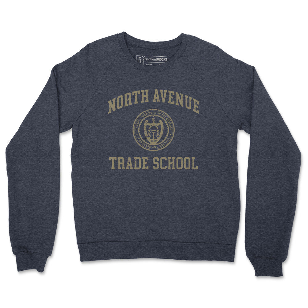 Georgia Tech North Avenue Trade School Crewneck Sweatshirt | Section 103