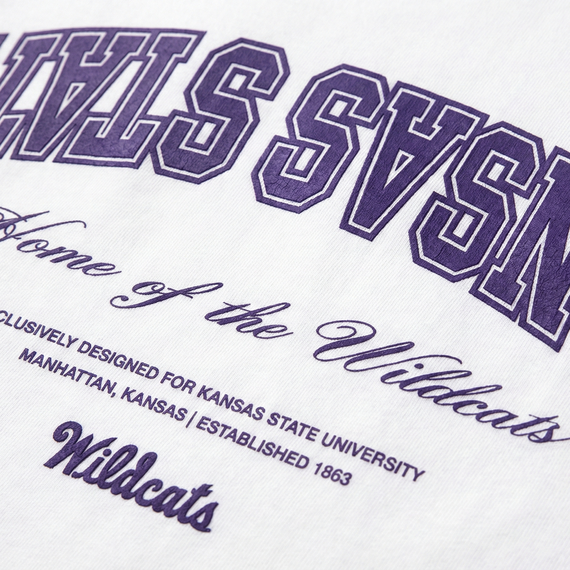 Kansas State Essentials Oversized Tee 4