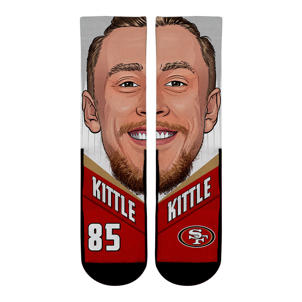George Kittle - San Francisco 49ers  - Game Face | Rock 'Em Socks