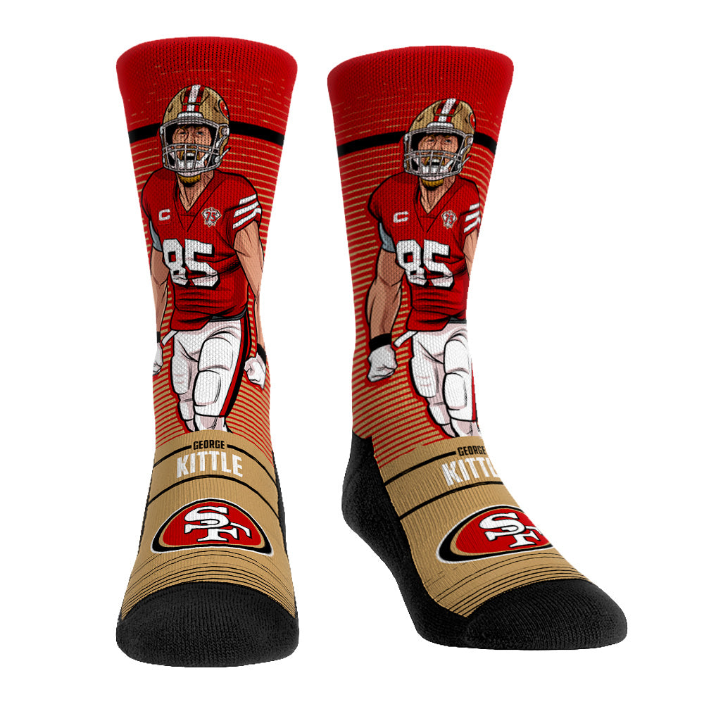 George Kittle - San Francisco 49ers  - Big Shot | Rock 'Em Socks 1