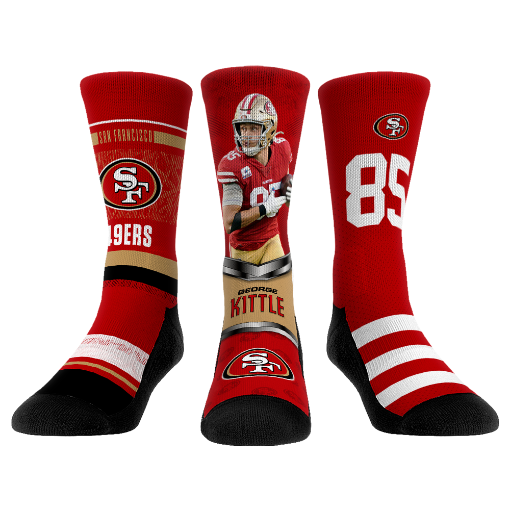 George Kittle - San Francisco 49ers  - Pro 3-Pack | Rock 'Em Socks 1