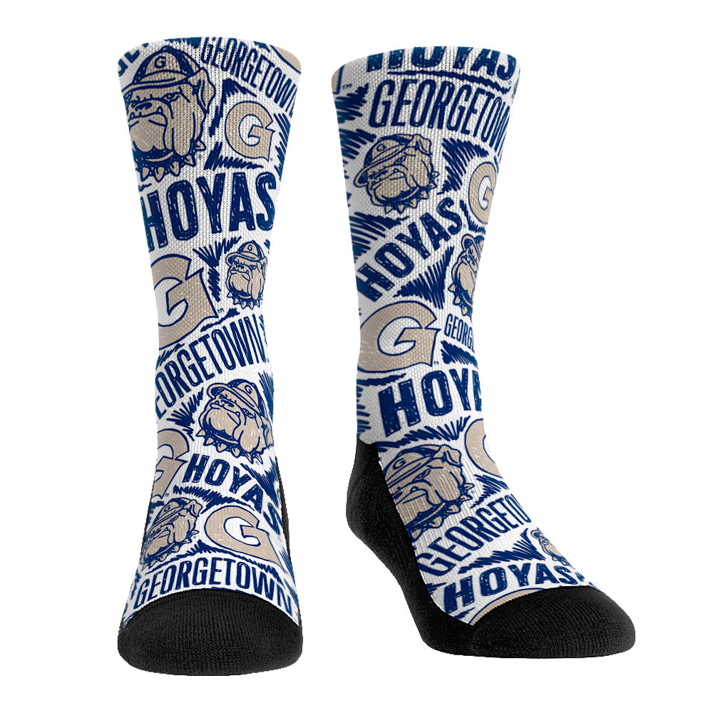 Georgetown Hoyas - Logo Sketch | Rock 'Em Socks
