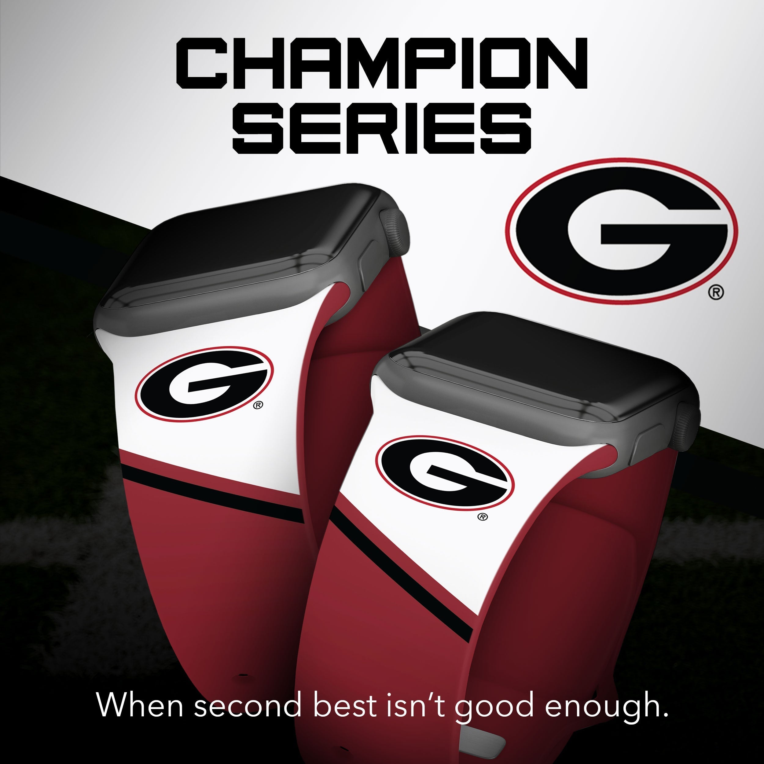 Georgia Bulldogs HD Apple Watch Band 24