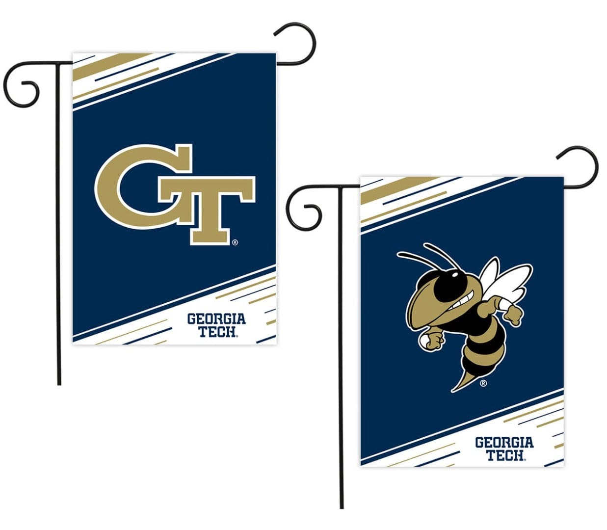 Georgia Tech Garden Flag 2 Sided Yellowjackets