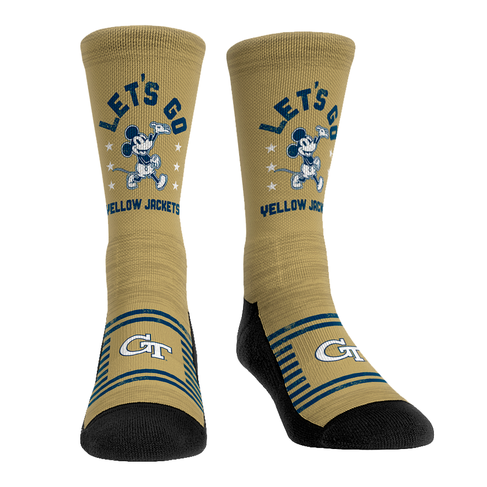 Georgia Tech Yellow Jackets - Disney  - Let’s Go! | Rock 'Em Socks
