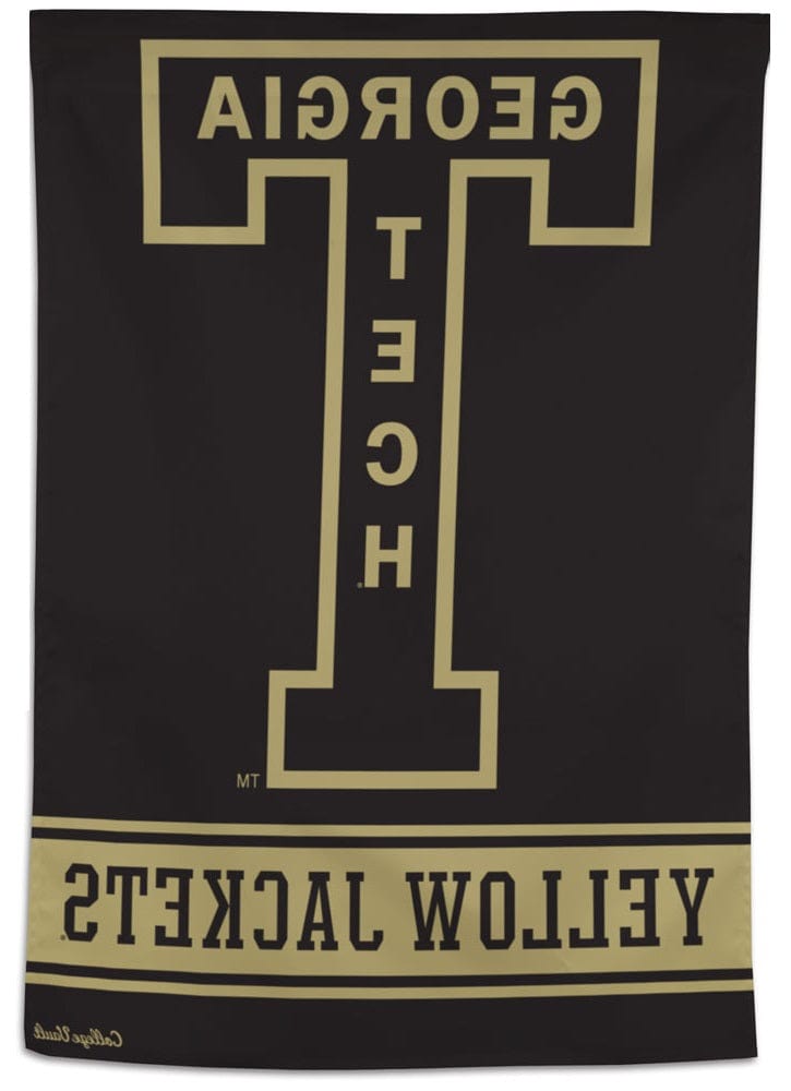Georgia Tech Yellow Jackets Banner Throwback House Flag